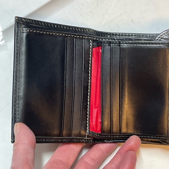 Dooney and Bourke black reptile wallet - Picture 8 of 12